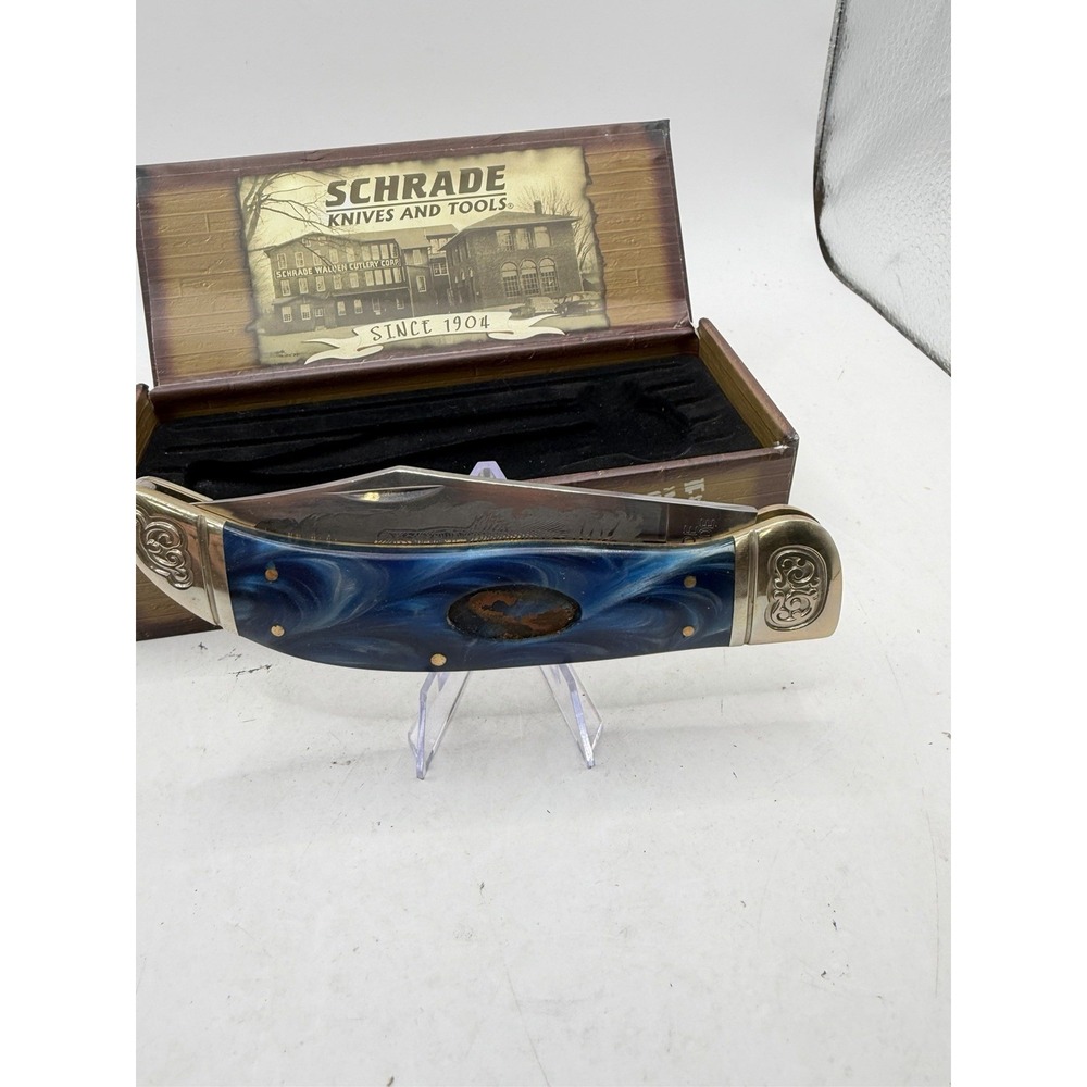 Schrade  CUTLERY SCLG HAND MADE BIG BASS‎ KNIFE 2007 LIMITED ISSUE Never Used - Picture 7 of 8